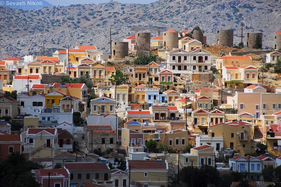Sokratis Apartments Symi Bagian luar foto